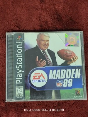 Madden NFL 99 - PlayStation 1 (1998) Completo En Caja - EA Deportes Fútbol Clásico Foto 1 de 4