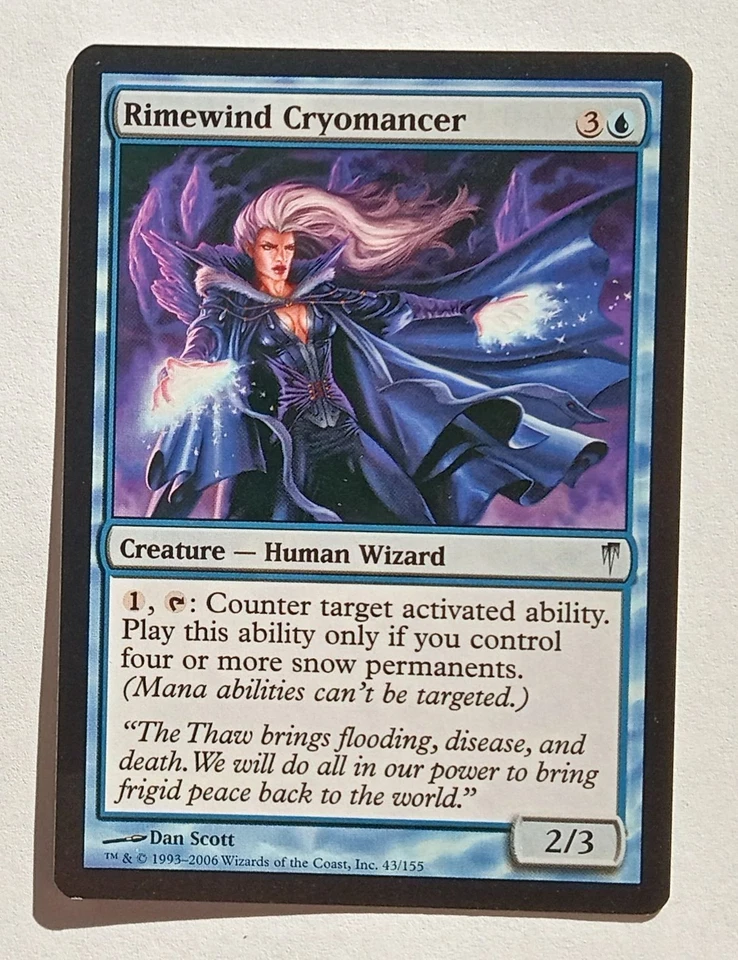 Magic MTG - Rimewind Cryomancer - Coldsnap - NM - Image 1 of 1