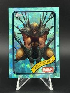 2025 Topps Chrome Sapphire Marvel Wolverine Aqua /75 - Picture 1 of 2