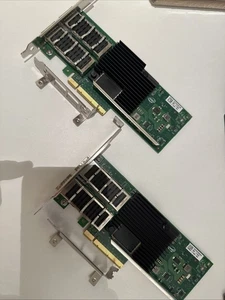 2x Intel XL710-QDA2 Dual Port PCI-E 3.0 40GbE Ethernet Converged Network Adapter - Zdjęcie 1 z 4