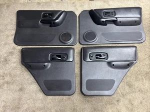 97-01 Jeep Cherokee XJ Sport Classic (4) Power Door Panels OEM Agate - Picture 1 of 24