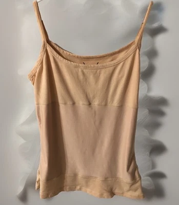 Simply Yummie Tank Camisole Beige XXL Spaghetti Strap Cotton Bust & Hem  Bust 40 - Image 1 of 4