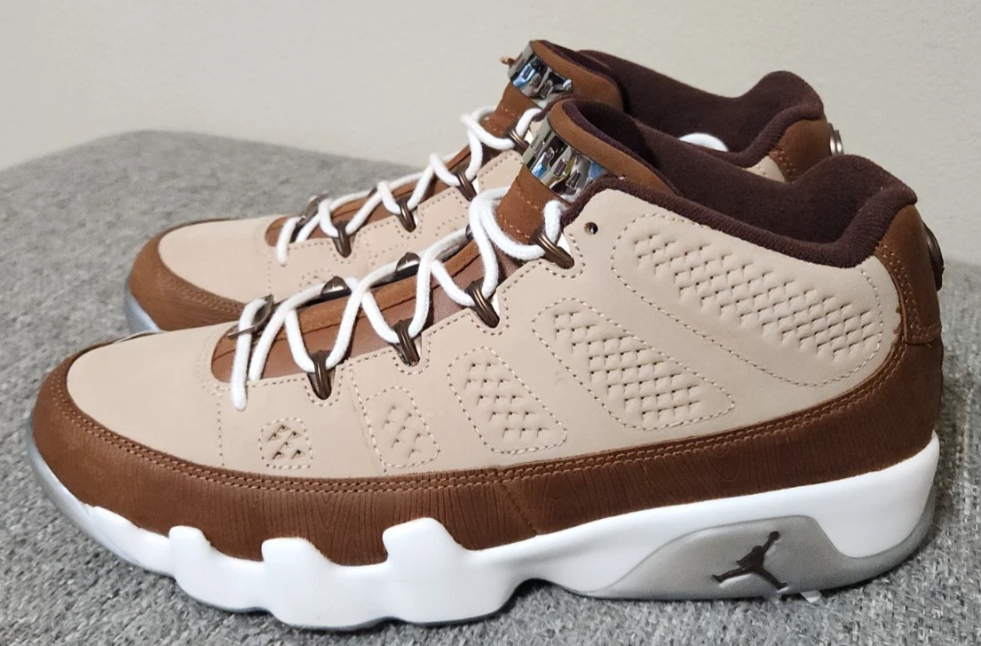 Happy Life Wood x Air Jordan 9 Golf Low Woodgrain for Sale