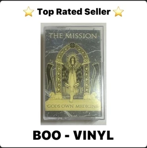 THE MISSION GODS OWN MEDICINE CASSETTE TAPE MERCURY 1986 EX / EX - Picture 1 of 6