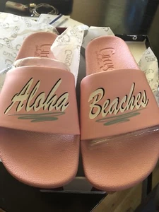 Neu im Karton rosa ALOHA BEACH DAMEN FLIP FLOP SAM EDELMAN STRAND SEITE SANDALEN - Bild 1 von 2