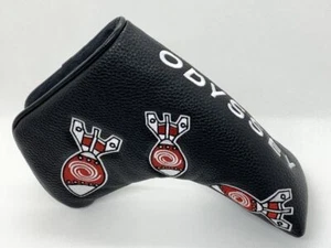 Rare new Odyssey rocket embroidery putter Head cover magnetic closure Golf - Picture 1 of 6