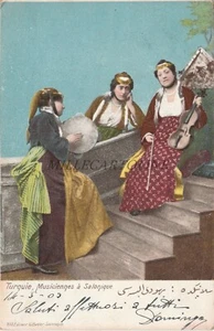 TURKEY - Musiciennes à Salonique 1903 - Picture 1 of 2