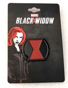 Marvel Comics Avengers Black Widow Red Hour Glass Logo Large Lapel Pin New MOC - Picture 1 of 4