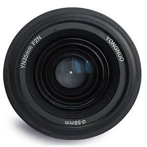Yongnuo 35mm F2 N Wide Angle Lens For Nikon YN35mm KIT D5600 D5500 D3400 D810