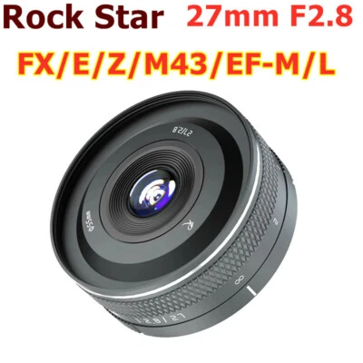 Astrhori 27mm F2.8 Large aperture fixed-focus lens For Canon Nikon Sony Fuji M43 - Image 1 of 4