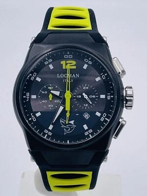 Reloj Locman Mare Crono PVD 555KKYY/549 44mm Goma Scontadísimo Nuevo - Imagen 1 de 4