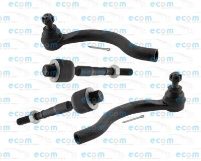 Kit de 4 barras de amarre de extremos de dirección para 12-15 Honda Civic Terminales Rotulas Axiales Foto 1 de 4