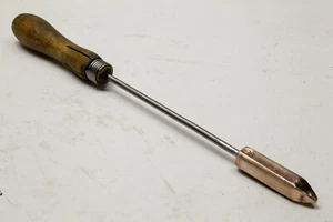 Antiker Kupferkopf Lötkolben - Bild 1 von 3