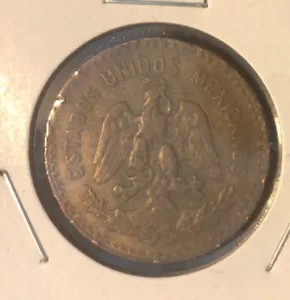 1928 Mo Mexico 5 Centavos Bronze Coin-28MM-KM#422 - Picture 1 of 4