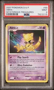 PSA 9 2007 Pokemon D&P Mysterious Treasures 063 Abra MINT - Picture 1 of 2