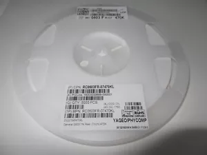 Full Reel, 5000 Stück 3,92k (3920) Ohm, 1%, 0603 SMD Widerstände - Bild 1 von 1