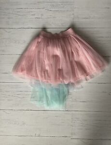 Tutu Tulle Skirt Dress Unicorn Inspired Kids Birthday Girls  Size 5 6 Small