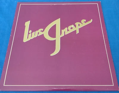 MOBY GRAPE   -  LIVE GRAPE     -    1978   ORIG.  USA   ISSUE  -   ESCAPE - Image 1 of 4