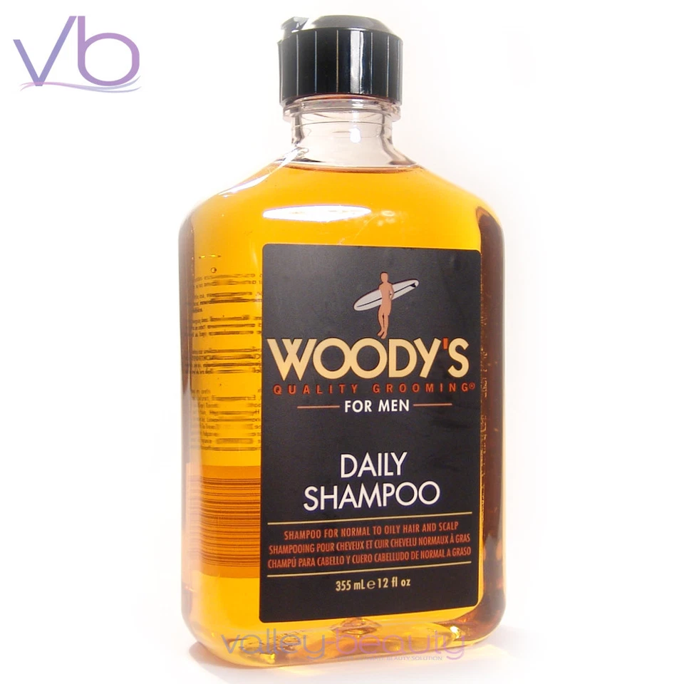 Champú diario WOODY'S calidad aseo para hombres para cabello graso normal sin parabenos Foto 1 de 1