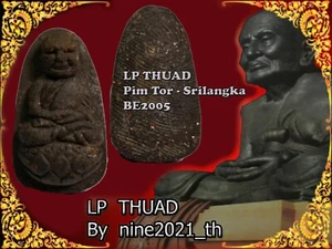 Rare!LP THUAD Wat Changhai Talisman OLD Thai Amulet Buddha Lucky Protect Life - Picture 1 of 12