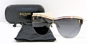 Neu Balmain BL2108B 01 Damen gold rot Cat Eye Sonnenbrille mit Tuch, COA-Etui - Bild 1 von 19