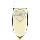 Sektglas Champagnerglas mit Gravur verschiedener Berufe L - Z Schott Zwiesel