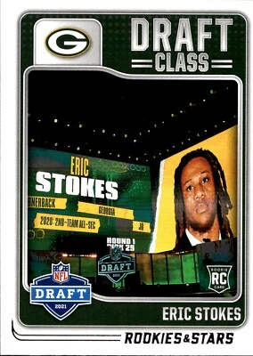 2021 Panini Rookies & Stars #DC-18 Eric Stokes Draft Class Near Mint or Better - Image 1 of 2