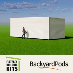 Tiny house kit - portable home or site building, customisable - 3m x 8m x 2.7m - Picture 1 of 9