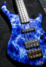 ESP Electric Bass Guitar Custom Order Bass Blue WGig Bag Used Product USED for sale