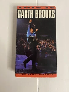 This Is Garth Brooks (1992) VHS, Liberty Home Video, LIVE CONCERT MUSIC COUNTRY - Picture 1 of 3