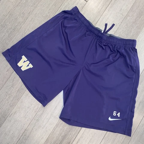 Washington Huskies Shorts Football Practice Issue Team Player jersey Men 2XL XXL Cover