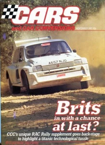 Cars and Car Conversions November 1985 Metro 6R4 Astra GTE Turbo RAC Rally - Picture 1 of 1