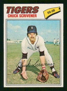 CHUCK SCRIVENER RC 1977 TOPPS 77 NO 173 NRMINT+        13009