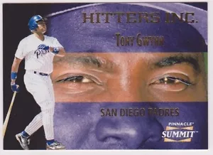 Summit Hitters Inc #1 1996 Tony Gwynn, serie # 1424/4000, casi como nuevo - Imagen 1 de 1