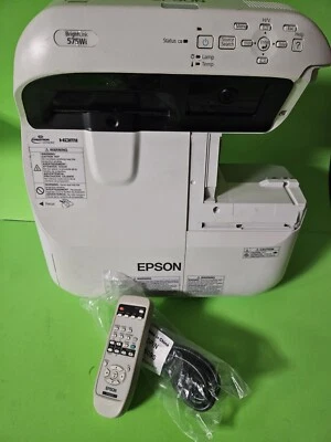 sewing Epson BrightLink 575Wi 3LCD Projector  Ultra Short Throw With New Lamp - Image 1 of 4