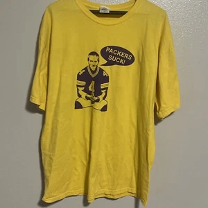 minnesota vikings Brett Favre T-Shirt packers Suck 2009 Herren XL - Bild 1 von 10