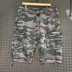 Union Bay Gray Army Cargo Shorts Men's Size 34 Casual Wear - Picture 1 of 7