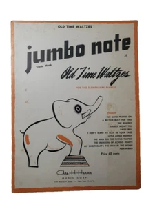Valses Jumbo Note Old Time para el pianista elemental de Chas Hansen 1948 de colección - Imagen 1 de 20