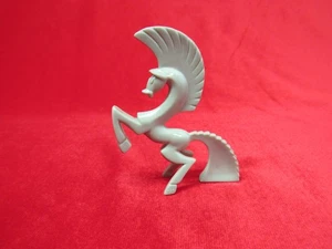 Vintage Art Deco Manning NOSCO Green Rearing Plastic Horse Figure. - Picture 1 of 7