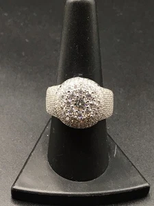 925 Sterling Silver 3.36CT Moissanite Men’s Ring Size 9 - Picture 1 of 18