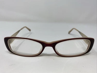 Marco de gafas Geoffrey Beene Risqué BUR 53-15-140 marrón borgoña borde completo D19 Foto 1 de 4