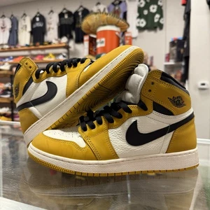 Größe 7 (GS) - Jordan 1 Retro OG High Yellow Ochre - Bild 1 von 7