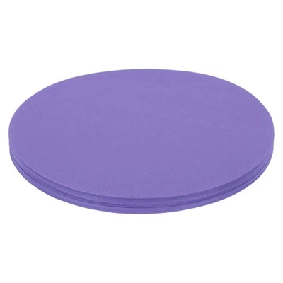 100Sheets Circles Cutouts Paper 6" Round Origami Construction Paper Dark Purple Foto 1 de 4