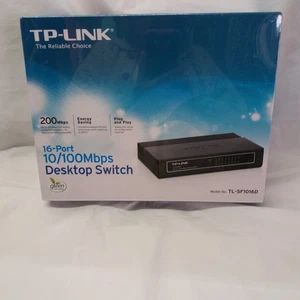 New/Sealed TP-LINK TL-SF1016D Ethernet Network 16 Port LAN Desktop Switch(H20) - Picture 1 of 3