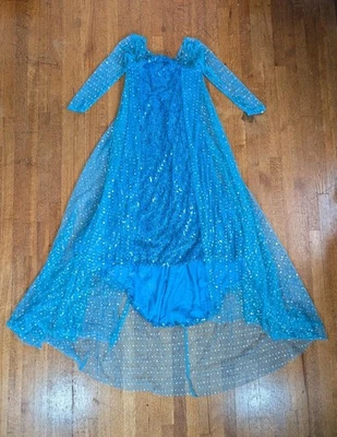 Elsa Disney Frozen Or Shimmering Ice Queen Dress Size 8-10 Halloween Dress Up - Image 1 of 4