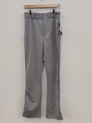 Men's Louisville Slugger Open Bottom Grey Size M Baseball Pants - Image 1 of 4