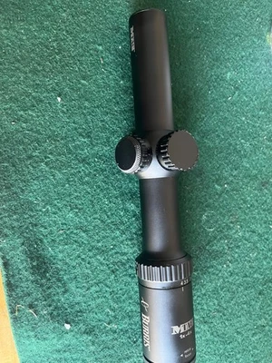 Burris MTAC Rifle Scope 30mm Tube 1-4x 24mm Illuminated CQ Reticle Matte LPVO - Image 1 of 4