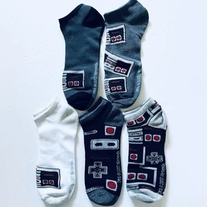 Officially Licensed Retro Nintendo NES Classic Socks OS One Size Gamer Gaming - Picture 1 of 1