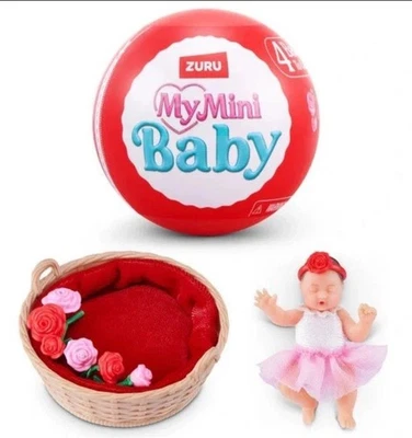 👶🏻❤️🌹¡NUEVO!! Zuru My Mini Baby *SWEET HEARTS* Serie 🌹 CESTA ROSAS Foto 1 de 4