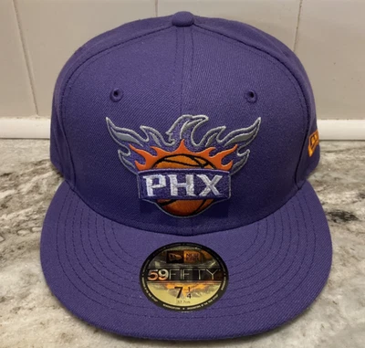 Phoenix Suns Men's New Era 59FIFTY Fitted Hat Cap Purple Flatbill NBA Basketball - Image 1 of 4